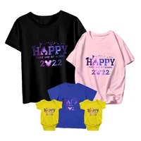 2022 school season parent child dress disney purple pattern print cool t shirt adult unisex girls baby boys fashion casual wild