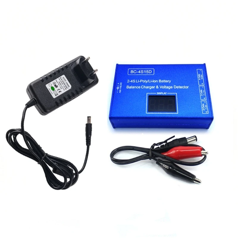 

BC-4S15D Lithium Lipo Balance Charger with Voltage Display Screen 1500mA