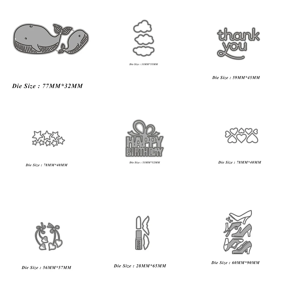 

Dies Scrapbooking New Arrival 2021 Heart Star Frame Metal Cutting Dies Christmas Card Making Supplies Stencils For Decoration