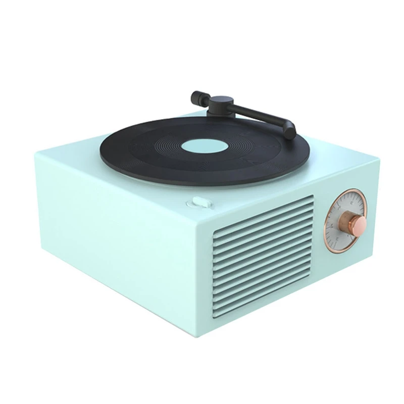 

Музыкальная шкатулка со встроенным Bluetooth стерео беспроводной винтажный Ретро микрофон динамик HIFI Aux поддержка портативного