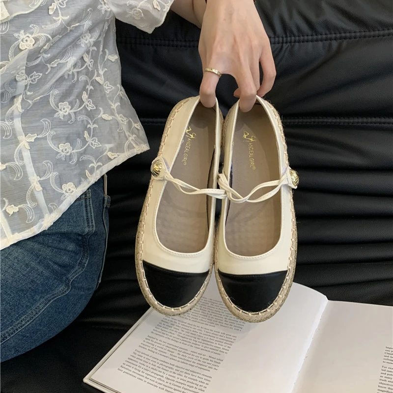 Туфли женские на платформе туфли-лодочки Винтажная обувь в японском стиле с