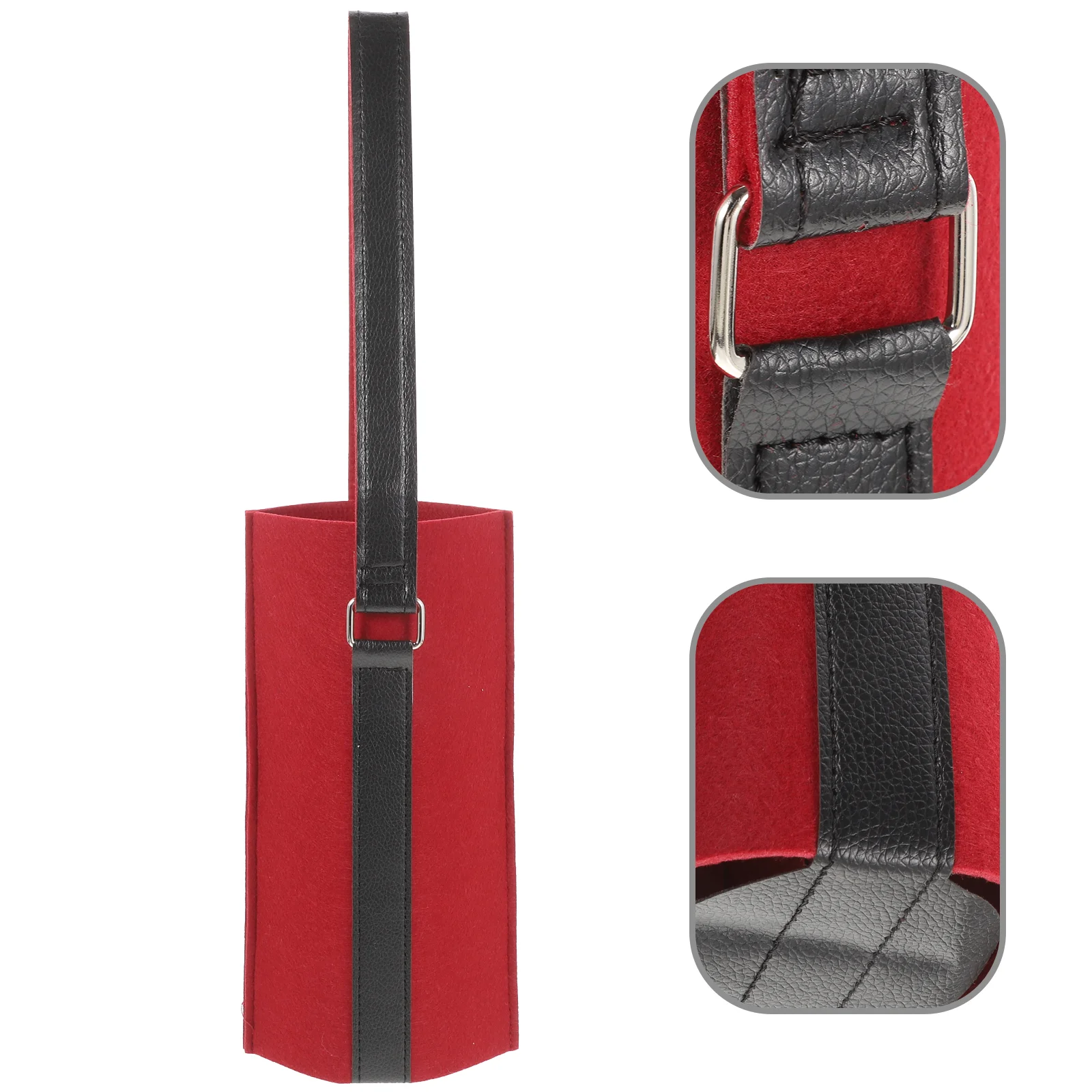 

Bagtote Bottle Carrier Gift Champagne Felt Pouch Treat Carry Storage Grocerysingle Holder Woven Non Retail Holiday Reusable