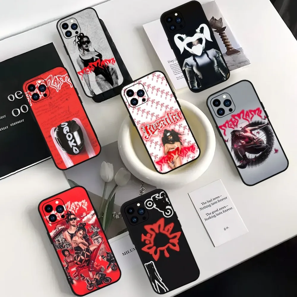 Чехол для телефона Singer Rosalia Spanish Samsung A42 A53 A73 A80 A91 S 4G 5G S10 Lite2020 Black Soft Shell