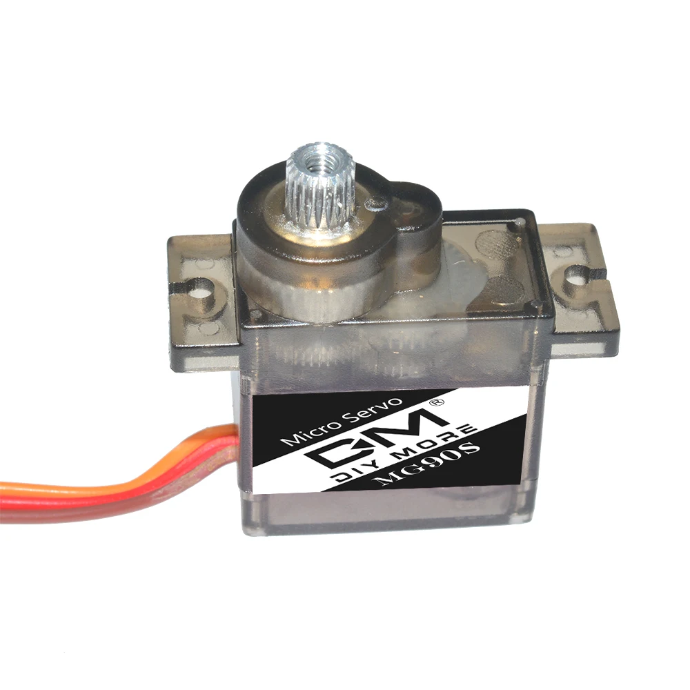 1 шт. MG90S Цельнометаллический сервопривод 9G SG90 Обновленная версия для