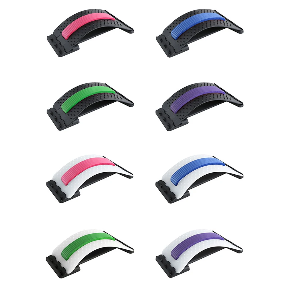 Back Stretch Equipment Massager Magic Stretcher Fitness Lumbar Support Pain Relieve Relaxation Tools Dropship | Красота и здоровье