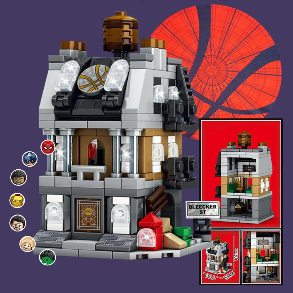 Miniso Marvel Доктор Стрэндж Sanctum Sanctorum Железный человек Человек-паук Танос Герои