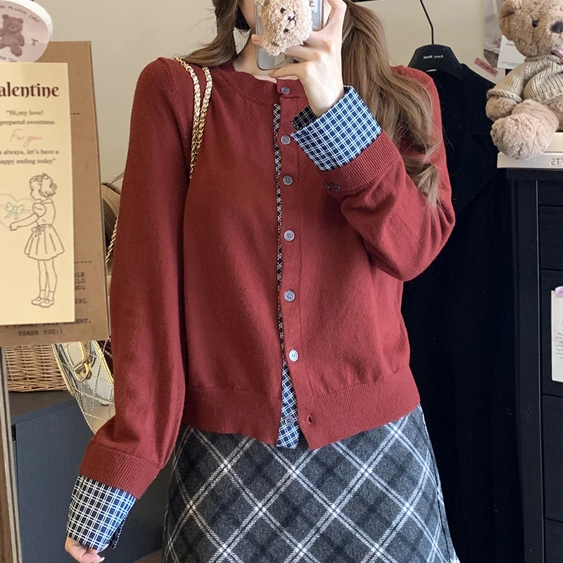 Корейская серия в консервативном клетку стиле пэчворк искусственные двойки для