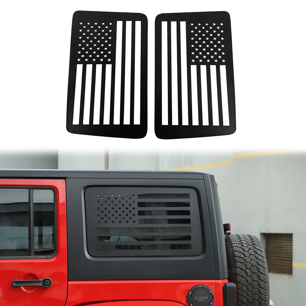 

Для Jeep Wrangler JK 2011-2017, задняя дверь, окно, стеклянная панель, декоративная крышка, 4 двери, внешние аксессуары для автомобиля, алюминиевый сплав