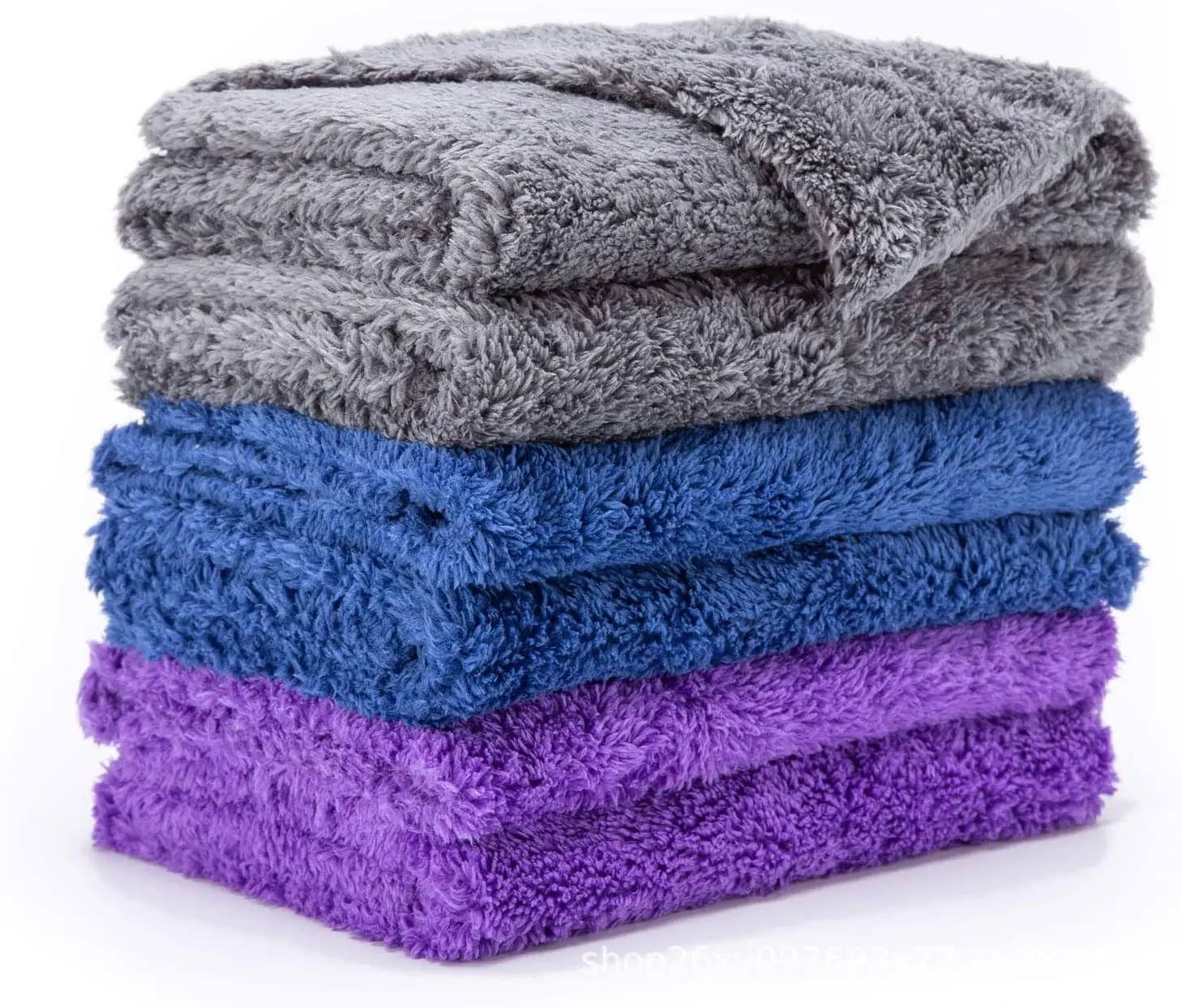 

Towel Super Absorbent Polishing Car Cleaning Cloth Extra Microfiber Towels Edgeless Cleaning Towel Plush Washing Rag