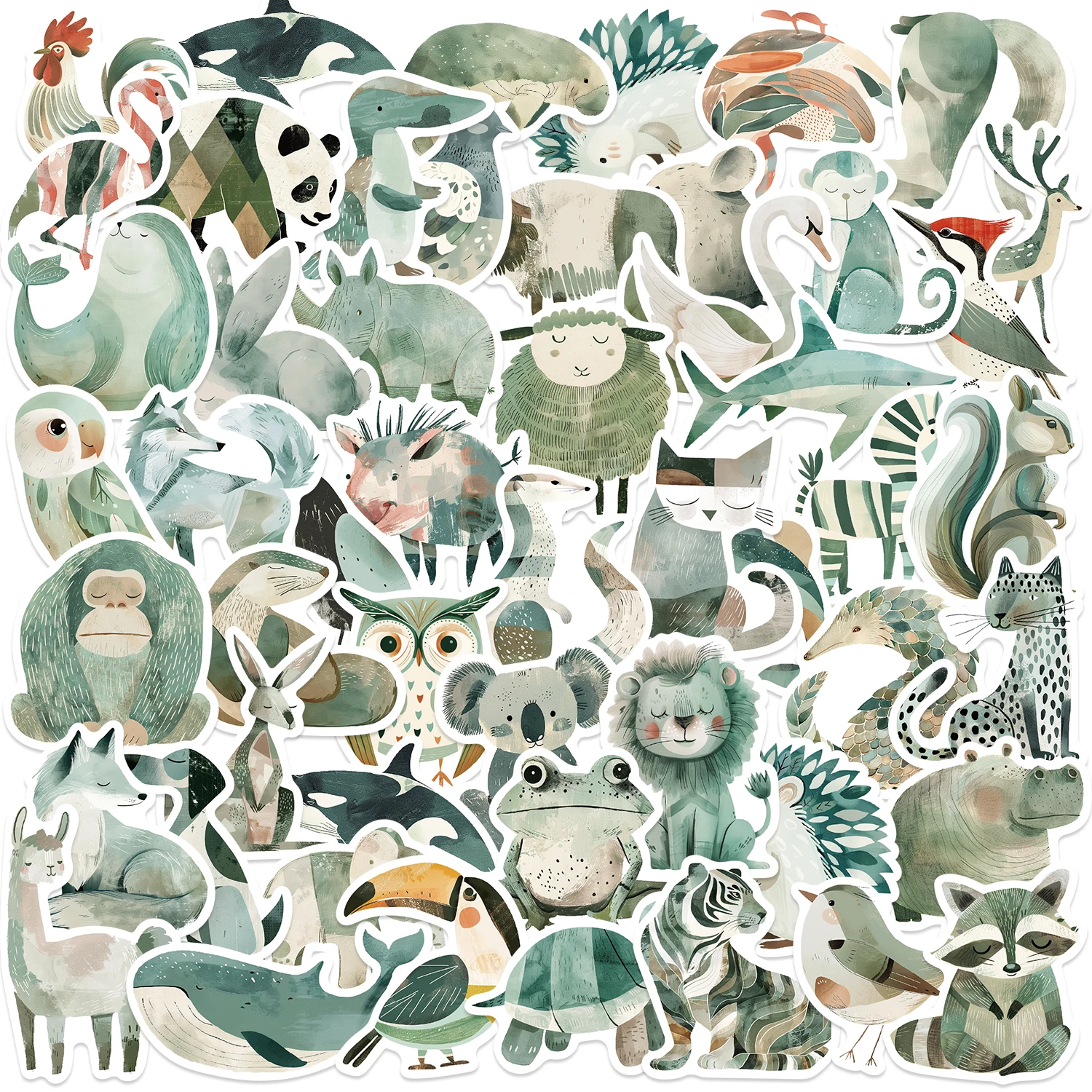 Интересные вентилируемые и мягкие наклейки для скейтборда 50 шт.