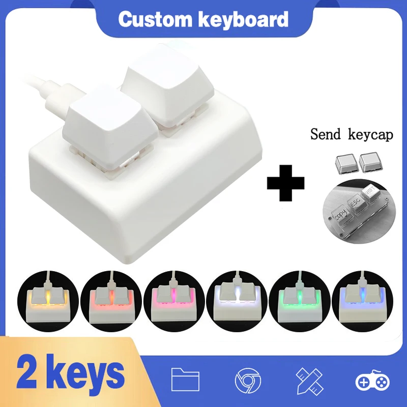 SimPad OSU 2 keys Macro Programming Keyboard RGB Mini Keyboard Gaming Drawing Red Switch Custom Keyboard Gaming Keypad