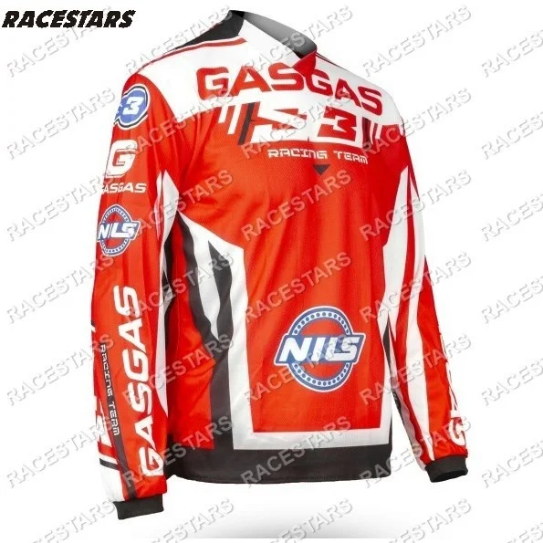 

GASGAS Cycling Jersey Long Sleeve Enduro Motocross Shirts MTB Downhill Mountain DH Maillot Ciclismo Hombre Quick Drying Shirt