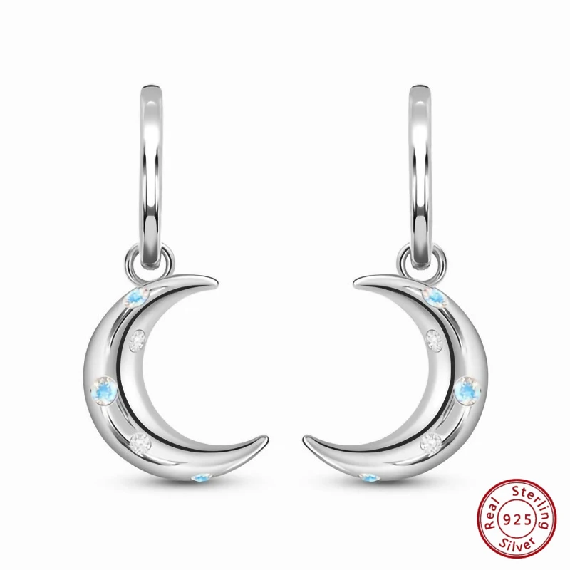 

Оригинальные украшения из искусственной кожи S925 с элегантным дизайном луны