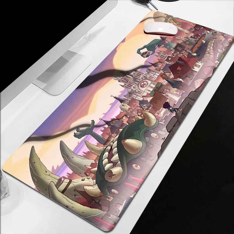 

Gaming Laptop Kawaii Mouse Pad The Owl House Keyboard Large Mat Mats Gamer Accessories Pc Cabinet Rubber Pads Mause Anime Xxl