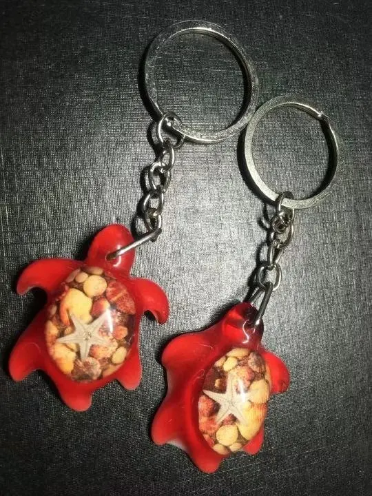 

10 шт., разноцветные кольца для ключей