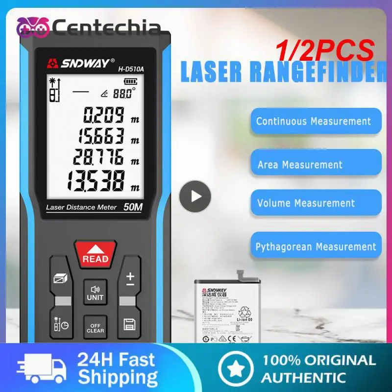 

1/2PCS Mileseey Laser Rangefinder X5 лазерная рулетка Laser finder Digital Laser Distance Meter Laser Meter Laser Tape Measure