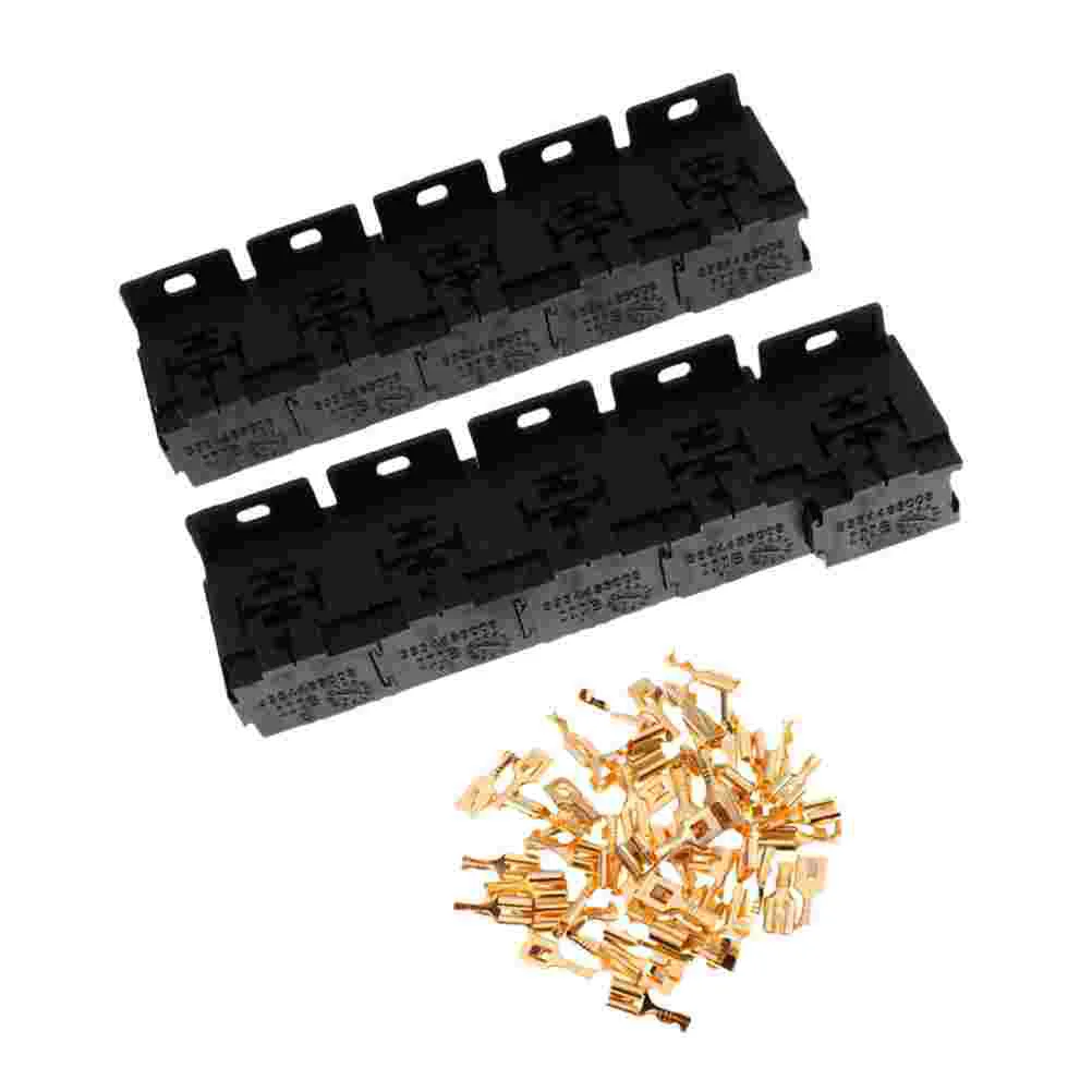 

30 A-80A Relay Group Wires 5 Pin Base Holder Cable Holders Cords Wiring Harness