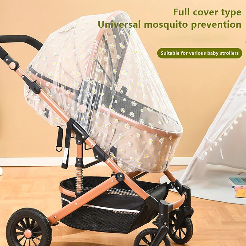 

1PC Universal Flower Pram Net Baby Sunshade Mosquito Net Buggy Insect Net Fly Net Protection Cover for Stroller Pushchair