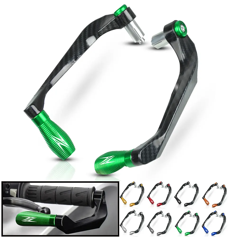

Z Logo FOR KAWASAKI Z250 Z400 Z650 Z750 Z800 Z900 Z1000 Motorcycle CNC Aluminum Handlebar Brake Clutch Levers Protector Guard