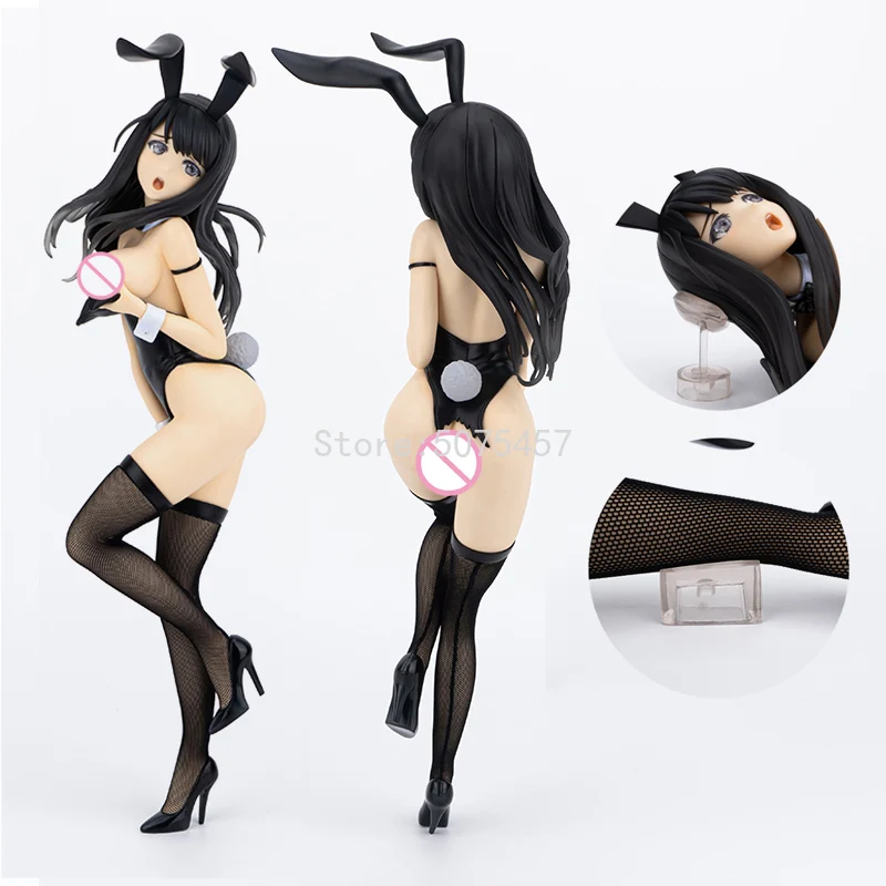 

45cm Native BINDing Mio Usami Sexy Girl Anime Figure Hentai Mio Usami Bunny Girl Action Figure Adult Collection Model Doll Toys