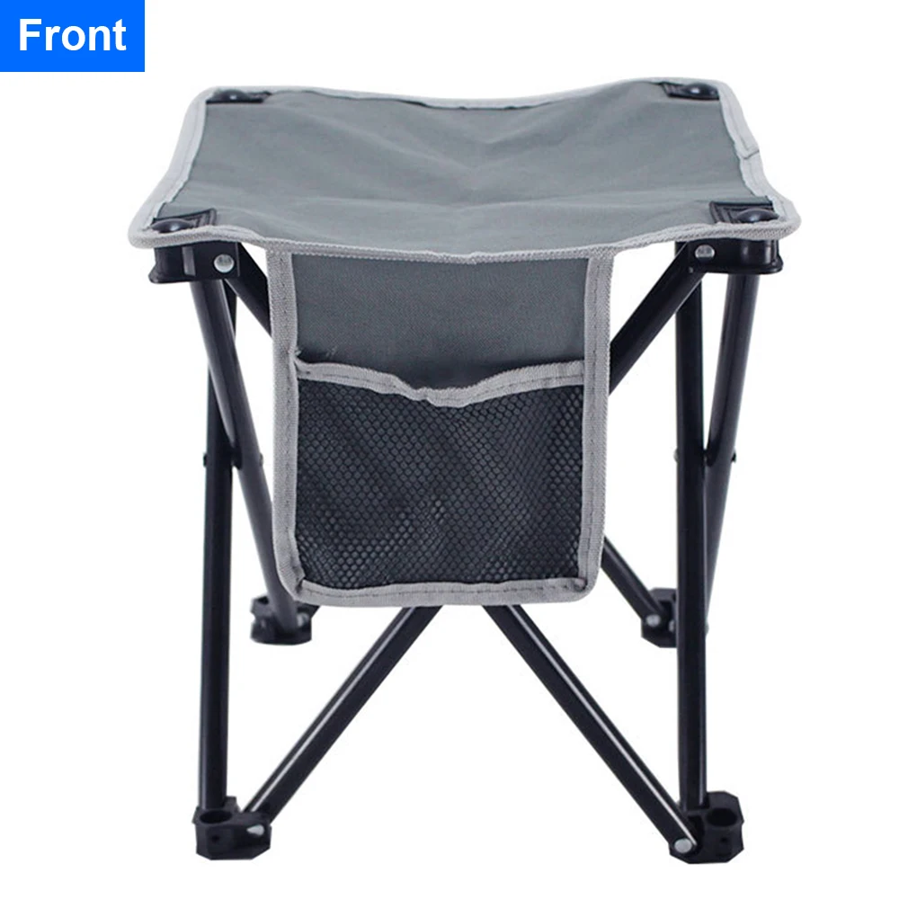 Складной стул для рыбалки с боковыми карманами кемпинга пешего туризма
