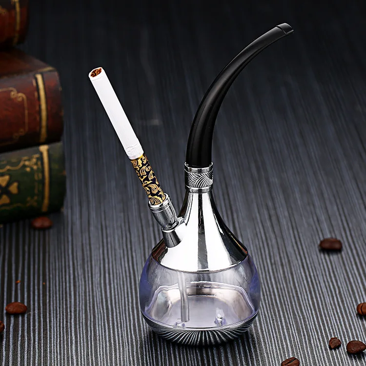 

Shisha Pipe Design Zinc Alloy Tobacco Filter Cigarette Holder Smoking Hookah Pipe Tobacco Pot Smoking Washable