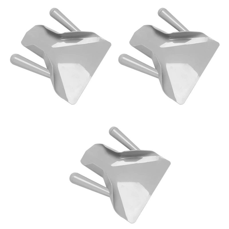 

3X Plastic Chip Scoop French Fries Shovel Loader Chip Packaging Shovel Funnel Popcorn Fast Food Double Handle