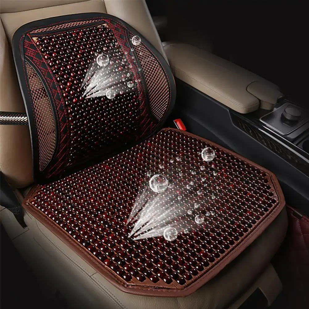Защита автомобильного сиденья отличная Автомобильная деревянная Подушка с