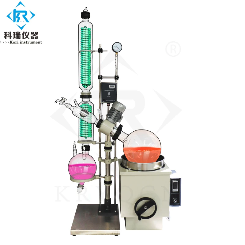 

CE Certified High Vacuum Distiller Herb Essential Oil Steam Glass Distillation Equipment Rotovap