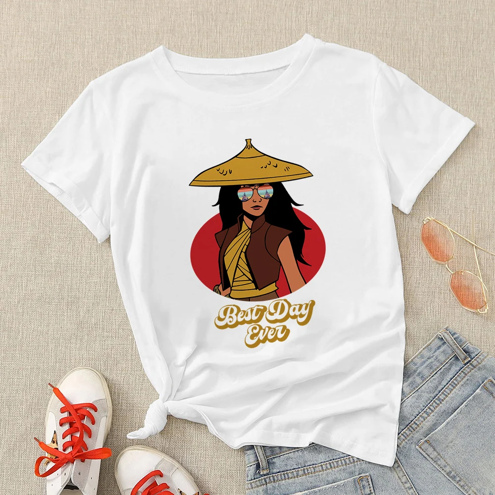 

Disney Raya and The Last Dragon Jumper T Shirt Best Day Ever Summer 2022 Short Sleeve Soft Girl Aesthetic Clothes Free Shipping
