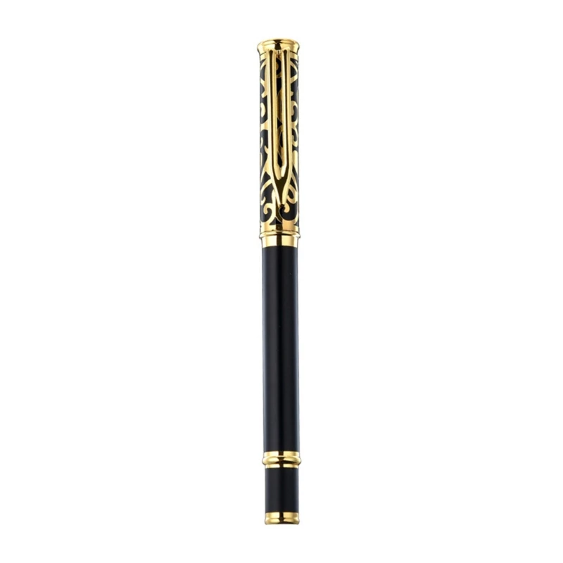 

Luxury Metal Signature Ballpoint Pen Black Ink Business Writing Office Supplies JIAN