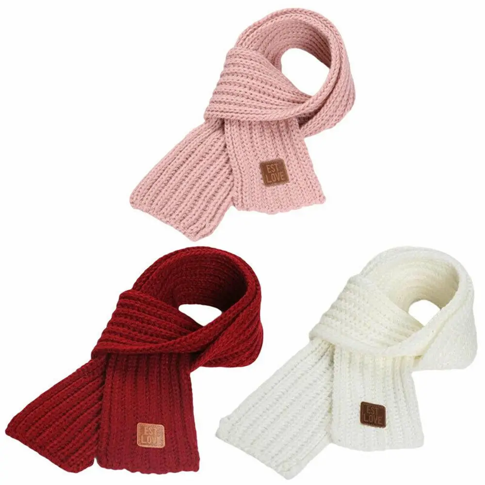 

Winter Soft Baby Boys Girls Outdoor Kids Scarf Warm Knitted Scarf Neck Warmer