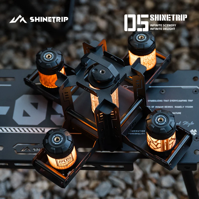 Фото Уличный кемпинговый фонарь ShineTrip: складная подставка из нержавеющей стали, 19/38 ламп, легкое хранение, портативная лампа, коробка для фонаря Sky Lantern №2