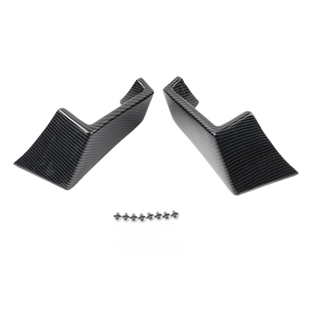 1 пара углеродного волокна мотоцикла Winglet с фиксированным крылом воздушные