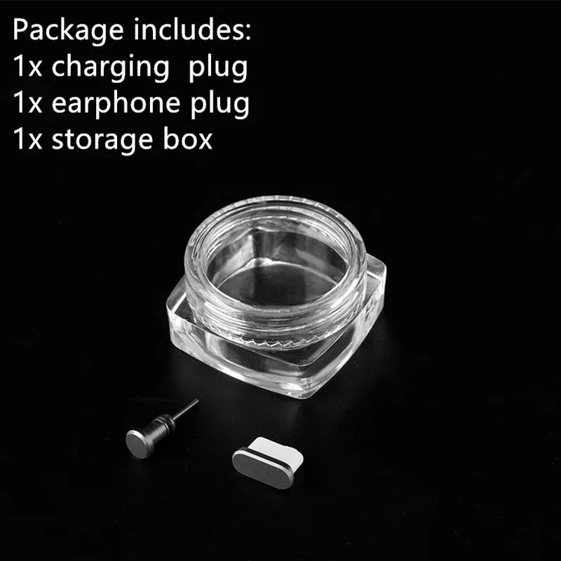 Пылезащитная заглушка для зарядного порта телефона с разъемом типа C 3 5 мм