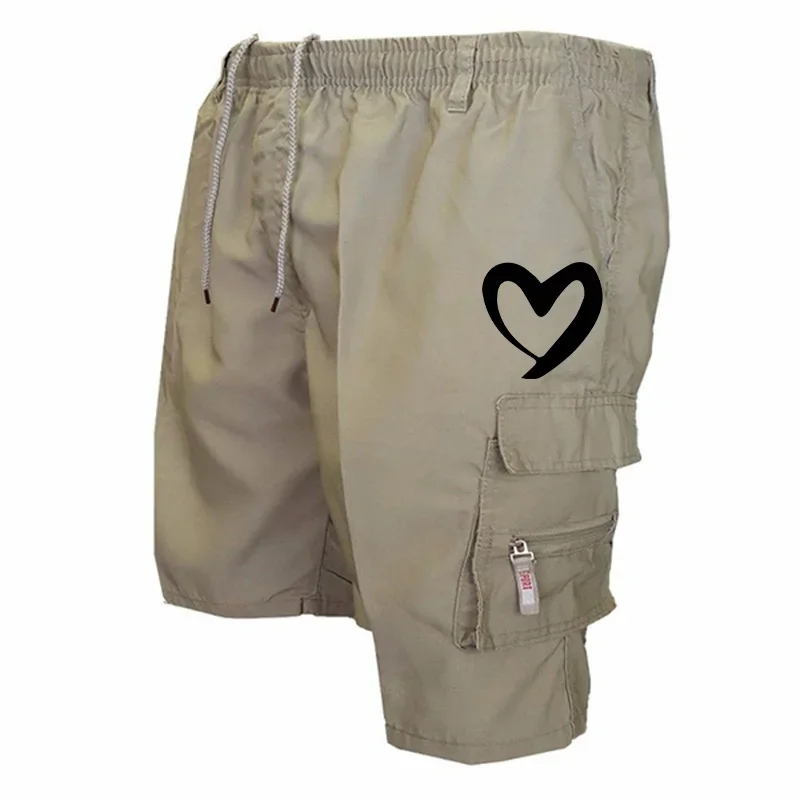 Модные Мужские Повседневные Шорты Лето 2024 Рабочая Одежда Свободный Крой