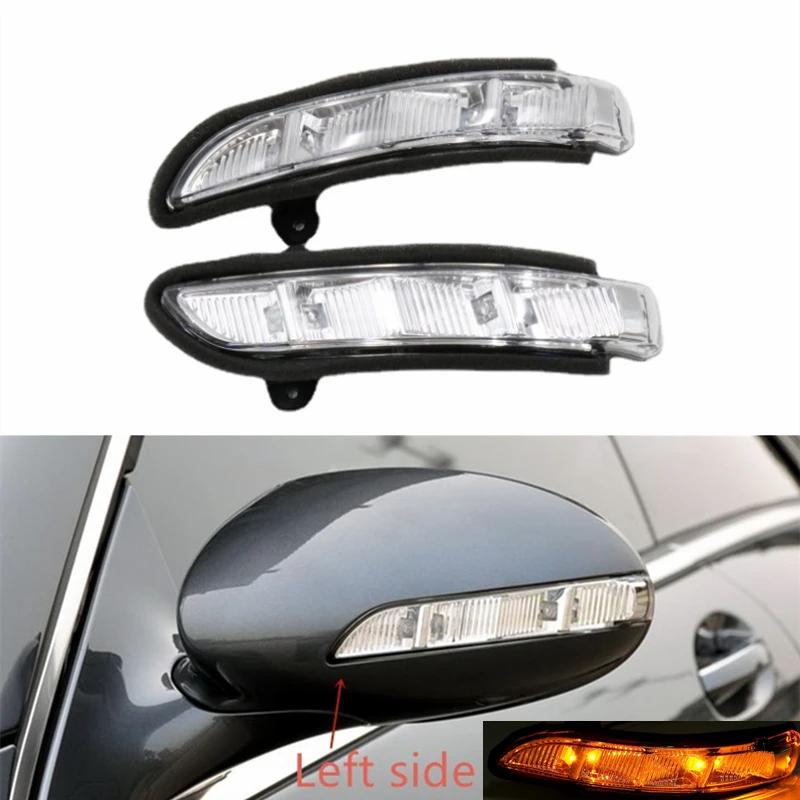 

Exterior Mirror Indicator Lamp Rearview Side Turn Signal LED Light For Mercedes Benz W216 W219 W211 W221 S550 CL550 2007-2010