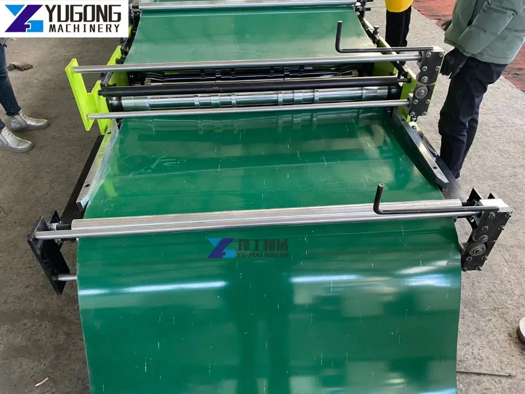 Двухслойная металлическая кровельная машина для производства гофрированной