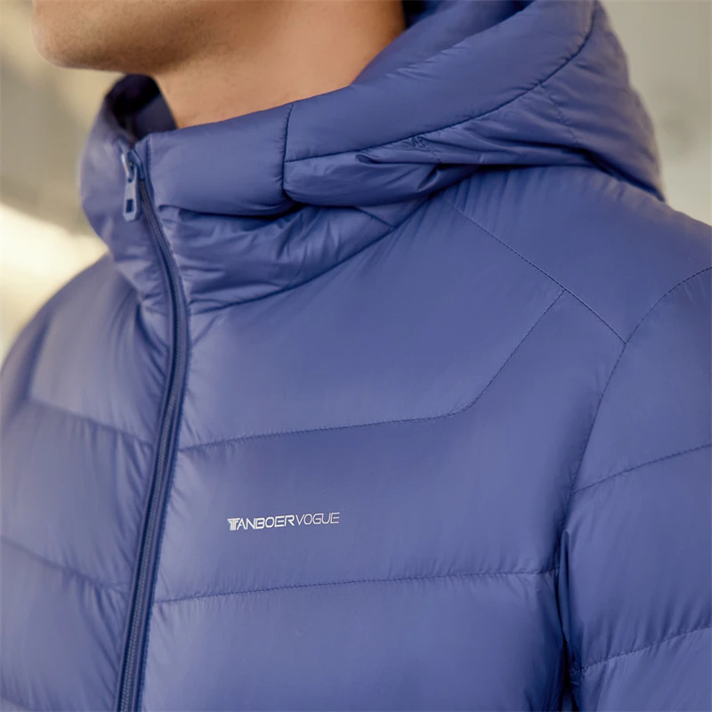 【U.S. Warehouses/3Day Deliver】TANBOER Winter Lightweight Packable Men's Duck Down Puffer Jackets With Hood TA210221
