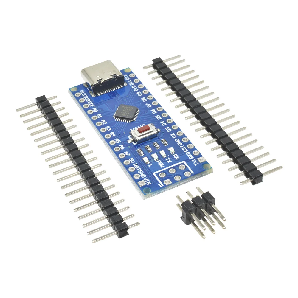 

diymore CH340 Nano V3.0 ATMEGA328P-MU ATMEGA328 Microcontroller Module Development Board Micro USB Type-C Adapter for Arduino