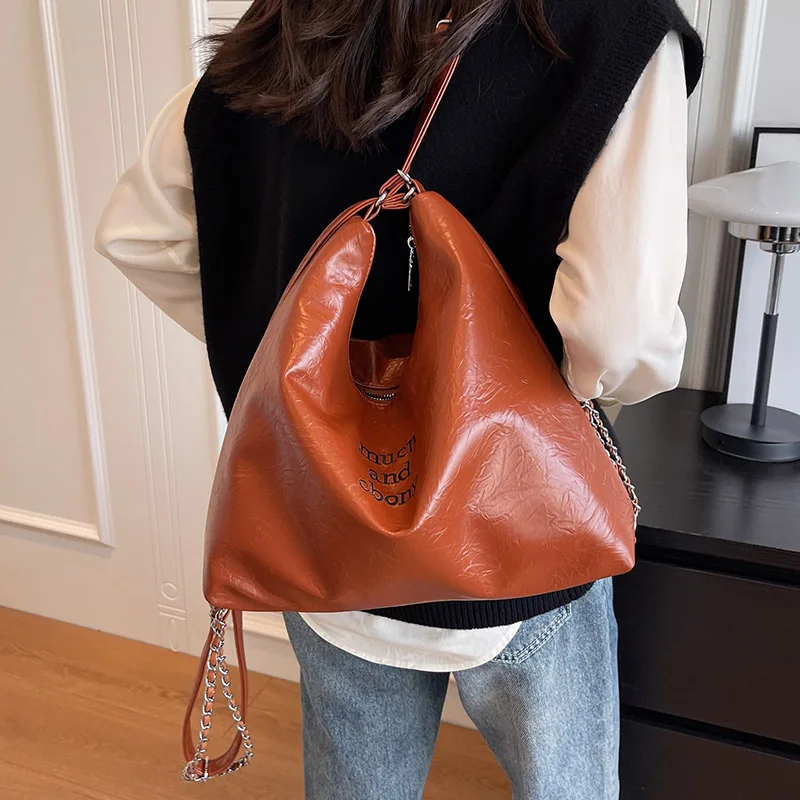 Вместительная многофункциональная кросс-боди сумка для женщин 2024 мягкая