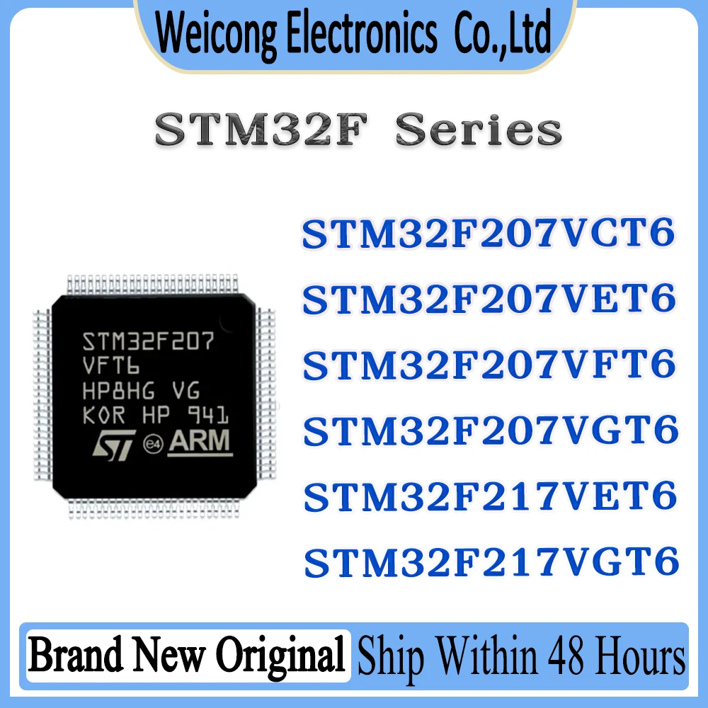 

STM32F207VCT6 STM32F207VET6 STM32F207VFT6 STM32F207VGT6 STM32F217VET6 STM32F217VGT6 STM32F STM32 STM3 STM IC MCU Chip LQFP-100