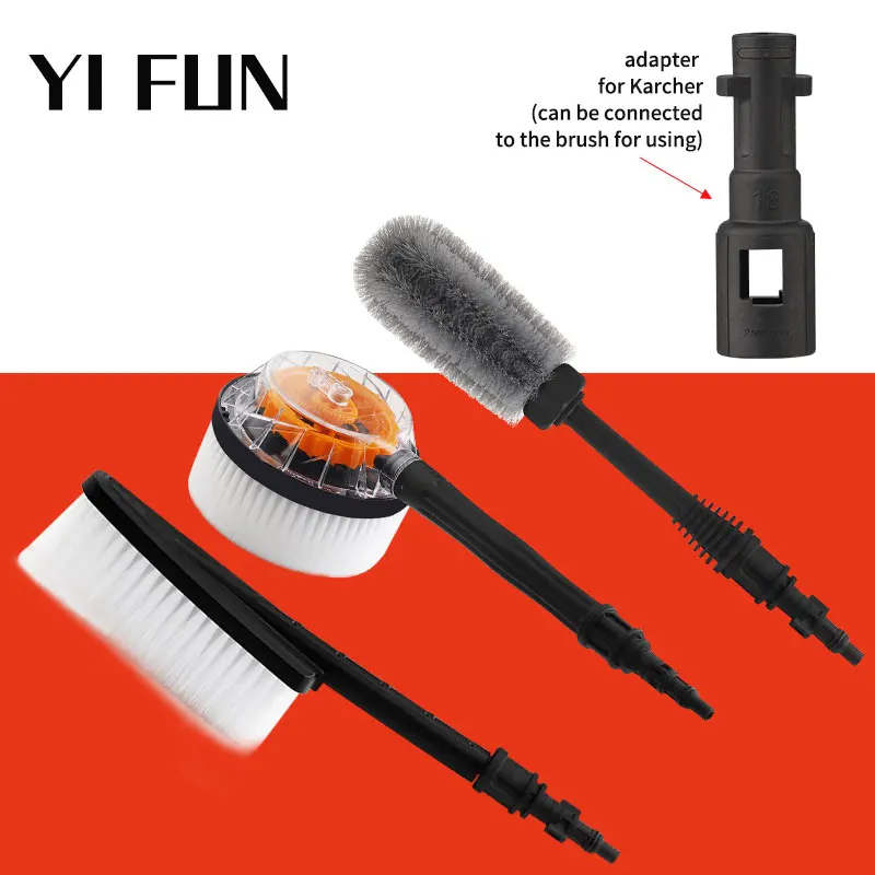 Car Wash Accessories High Pressure Washer Rotary Brush Hub B