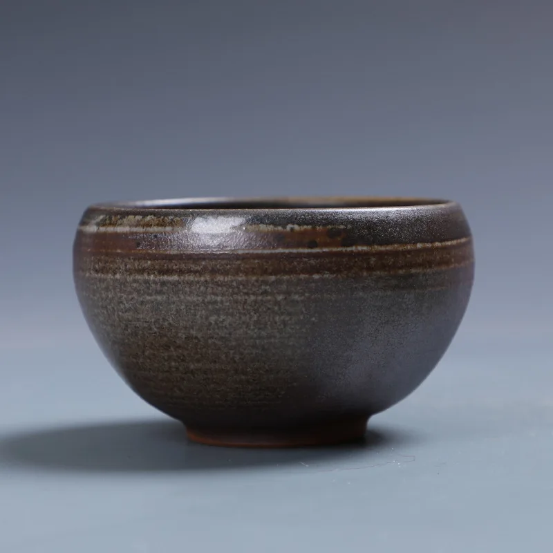 

Hand-Pulled Billet Firewood Master Cup Unglazed Natural Dust Wood Fire Cup Tea Cup