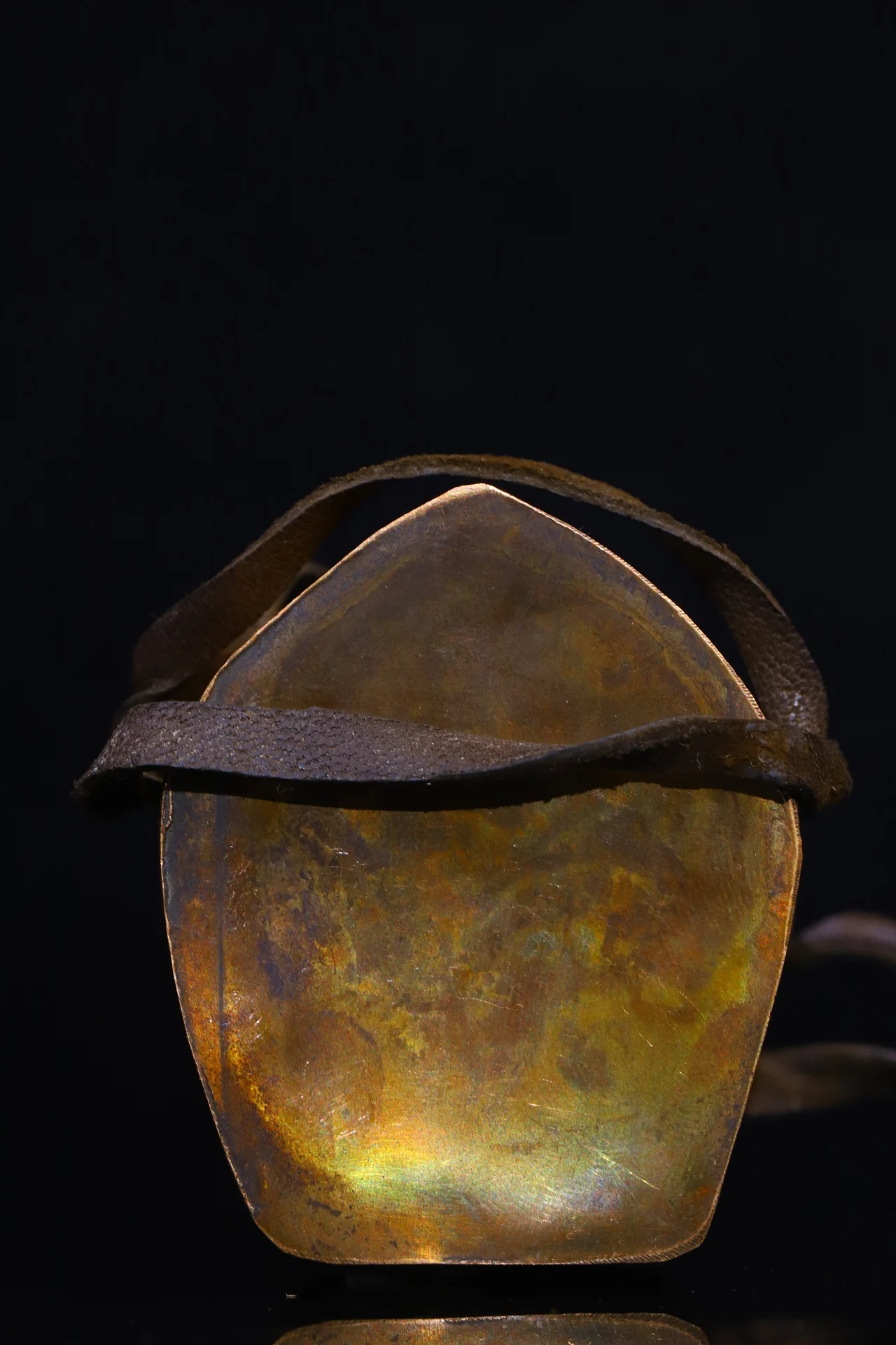 Коллекция тибетских храмов 2 дюйма мозаика из старой бронзы с окрашенным