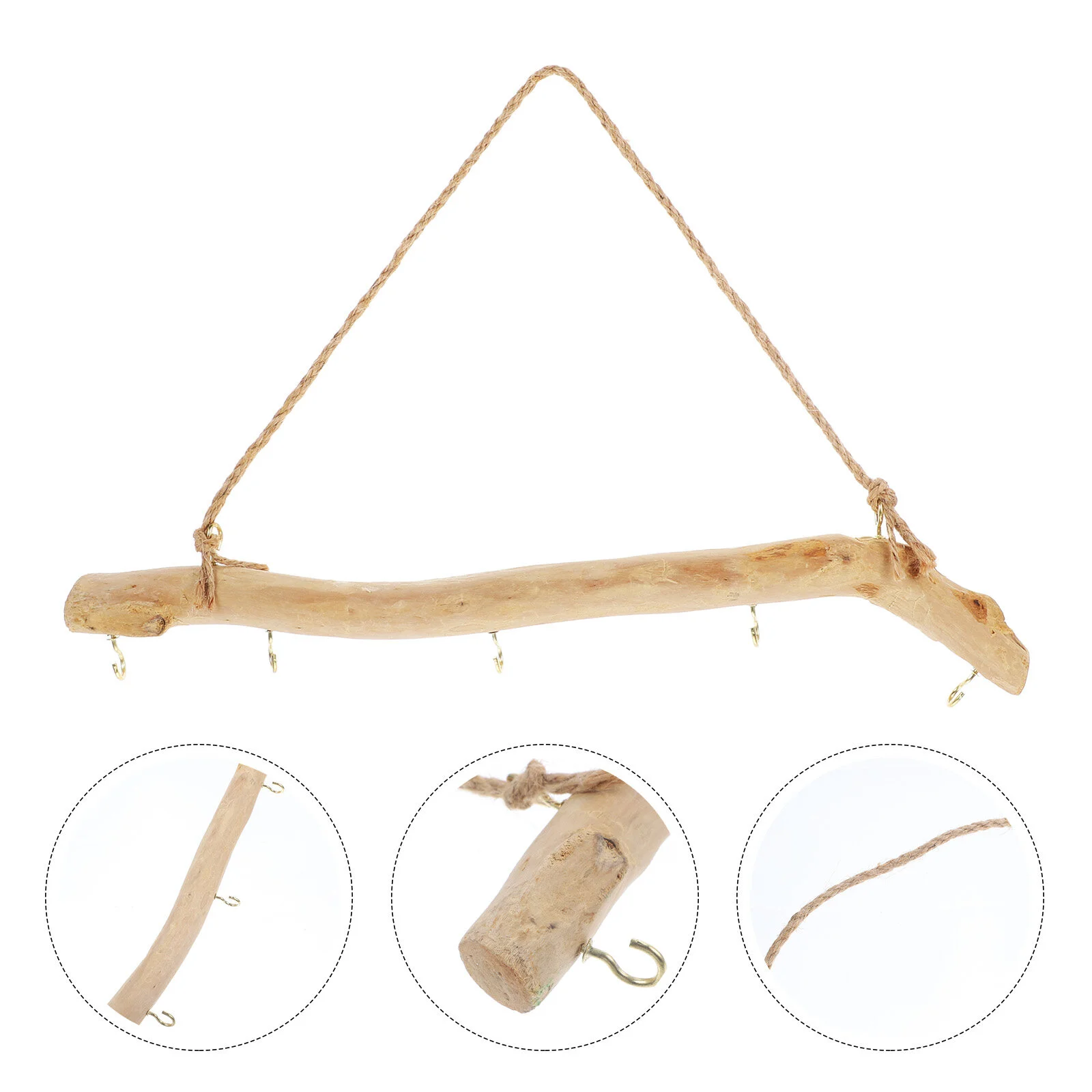 

Accessories Earring Display Holder Organizer Jewelry Wall Necklace Hanger Wooden