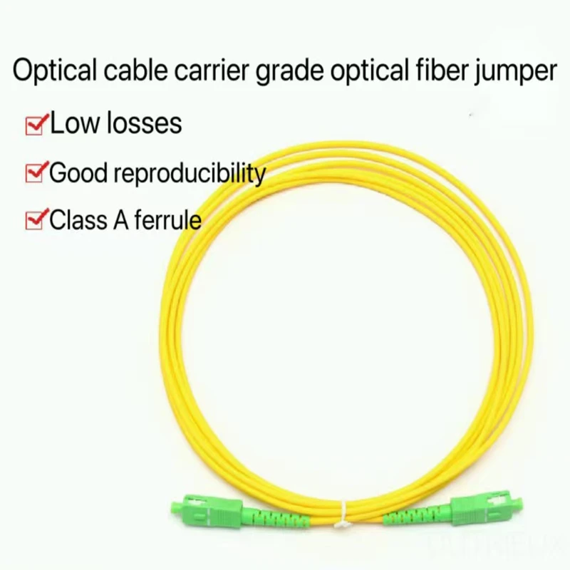 SC/UPC Singlemode Fiber Optic Patch Cable SC APC-UPC SM 2.0 mm 9/125um FTTH Fiber Patch Cord Optical Fiber Jumper 3m 10m 30m