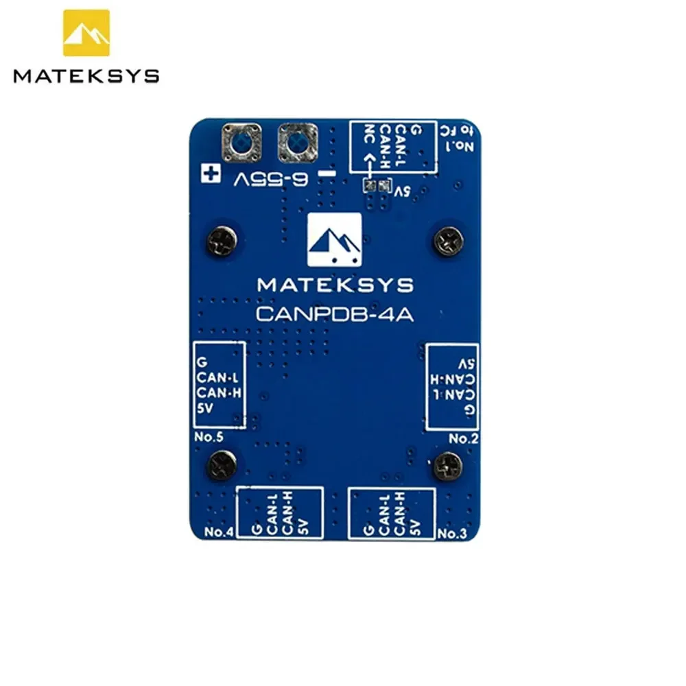 MATEKSYS MATEK CANPDB с 4A BEC и JST-GH ДСПЛИТТЕР от 6 В до 55 2-12S CAN PDB для деталей RC FPV дрона