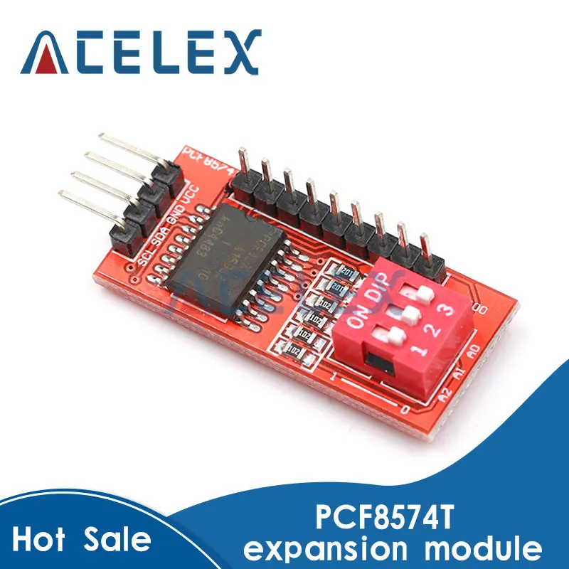 PCF8574 PCF8574T I/O For I2C IIC Port Interface Support Cascading Extended Module For Arduino Expansion Board High Low Level
