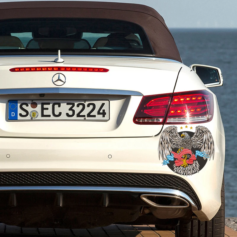 Наклейки Three Ratels QC538 с персонализированными животными для автомобиля, мотоцикла, виниловые наклейки, аксессуары для гоночного автомобиля, наклейки на стену, искусство